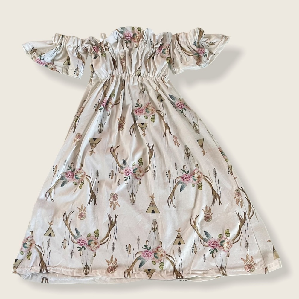 Toddler Girl Maxi Dress 18M 24M Off Shoulder